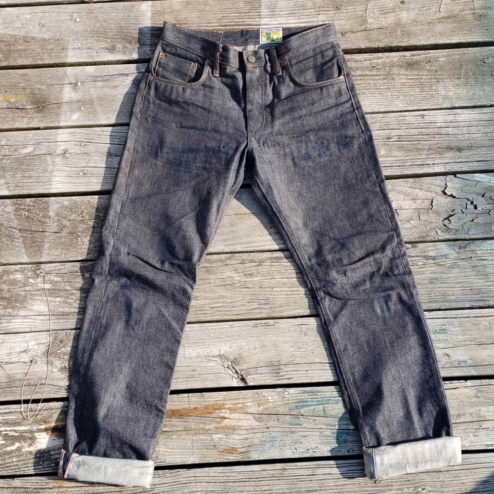 LEFT FIELD NYC VIDALIA MILLS 14oz GREASER 32"